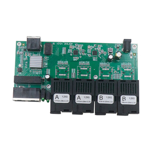 Convertisseur &eacute;lectrique optique 1000G 4 3, carte PCBA, port SC 20KM, &eacute;metteur-r&eacute;cepteur &agrave; Fiber optique