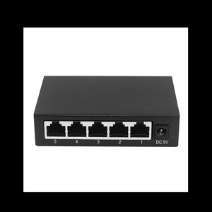 Conmutador de red Gigabit y Fast Ethernet de 5 puertos
