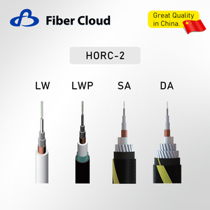 Cabo de fibra &oacute;tica subaqu&aacute;tico blindado de fio de a&ccedil;o duplo submarino sem repeti&ccedil;&atilde;o