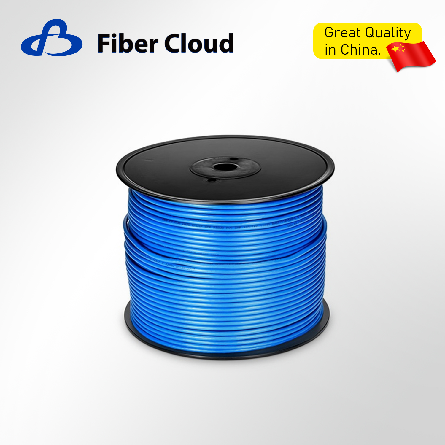 24AWG 4 أزواج ملتوية CM U / UTP 550 ميجا هرتز كابل إيثرنت نحاسي Cat6 مجدول