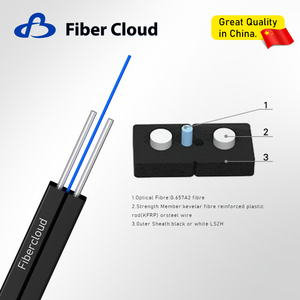 Стандартный отводной кабель дугообразного типа (GJXH/GJXFH) Волоконно-оптический кабель