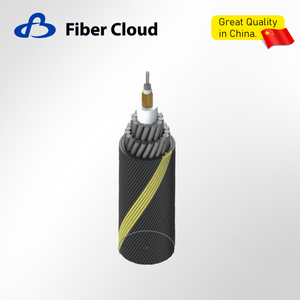 1-144 النوى 2000 متر كابل الألياف البصرية تحت الماء كابل الغواصة غير المتكرر كابل الإنترنت درع