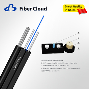 C&acirc;ble de d&eacute;rivation de type arc autoportant standard (GJYXCH/GJYXFCH) C&acirc;ble &agrave; fibre optique