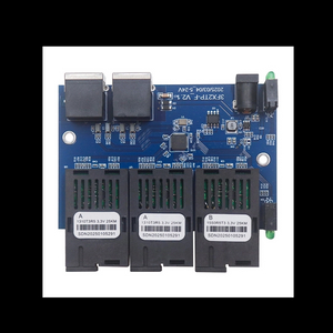 100G 3 optique 2 convertisseur &eacute;lectrique carte PCBA 20KM &eacute;metteur-r&eacute;cepteur &agrave; fibres optiques