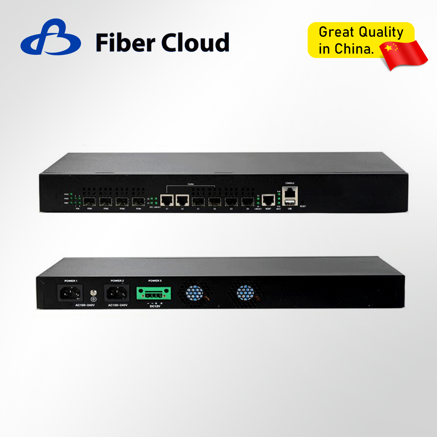 1u/2u Web 4/8 met en communication les produits terminaux optiques de r&eacute;seau de fibre de SFP Epon Olt 